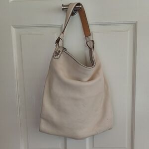 Reed Krakoff  Ivory / Cream Leather Shoulder Bag